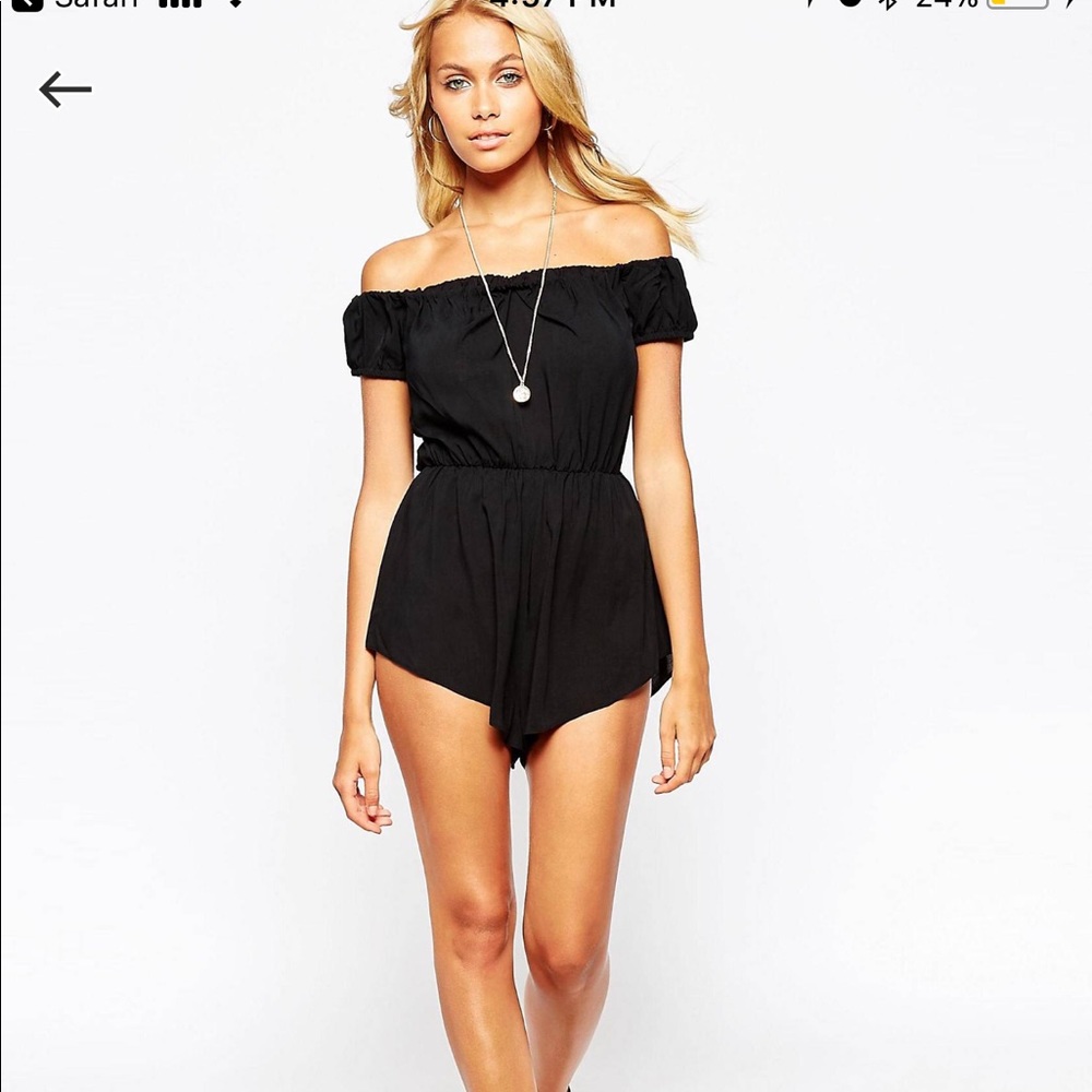 Asos off shoulder beach romper - Picture 4 of 4